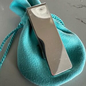 Tiffany & Co sterling silver classic money clip, no monogram